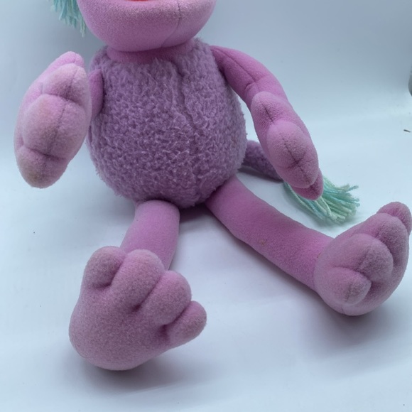 Fraggle Rock Mokey Plush Stuffed Animal Toy Purple 15” Jim Henson 1985 - Picture 4 of 13